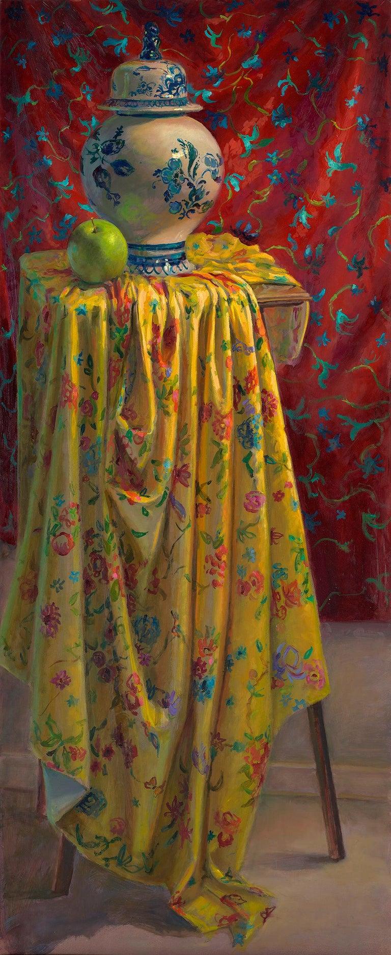 Triptych Granny, Orange, Quince - Keimpe van der Kooi, Contemporary Oil Painting 1