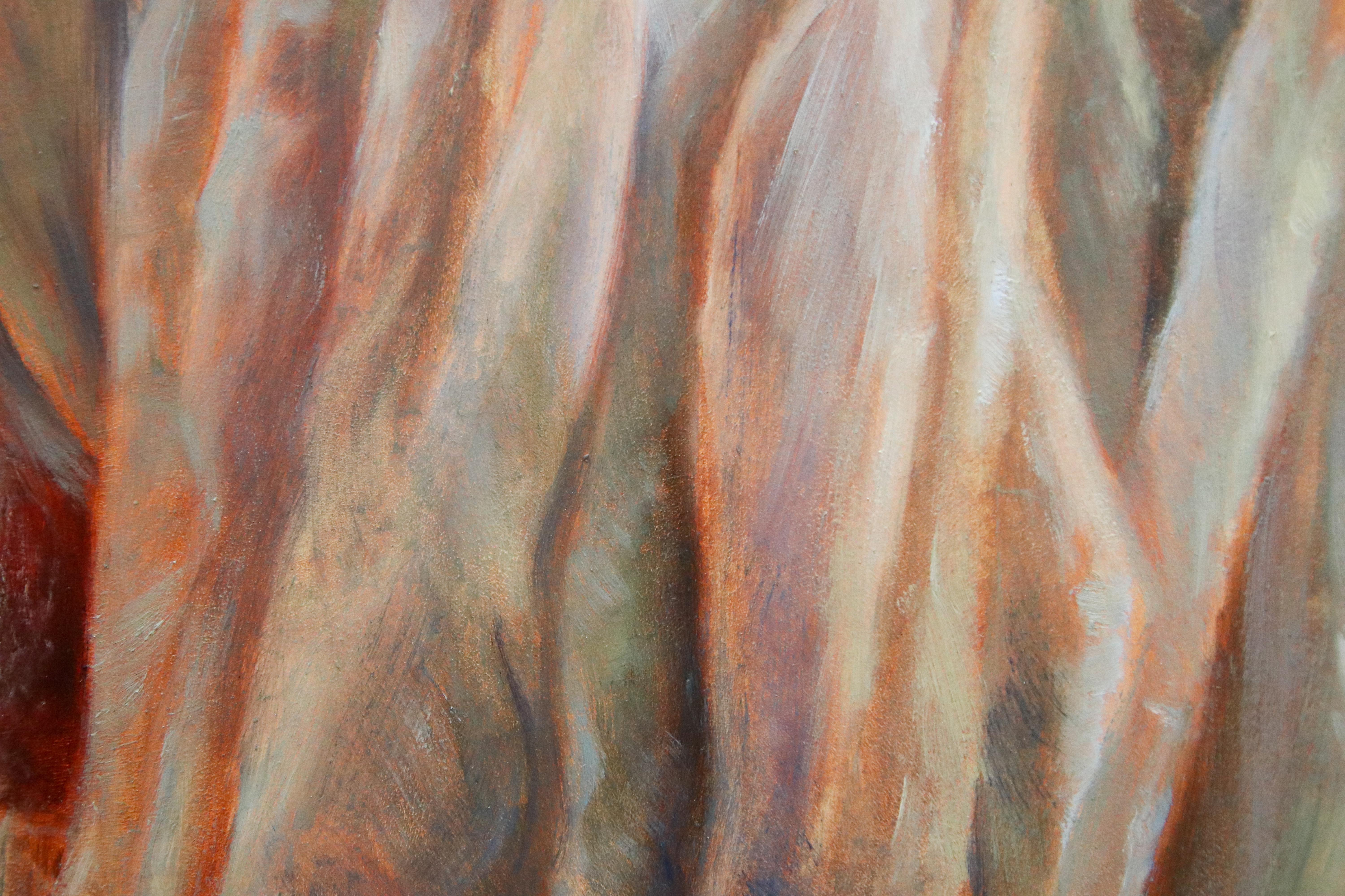 Lorelei - Ritratto ad olio contemporaneo del XXI secolo realizzato dall'olandese Yvonne Heemskerk in vendita 6