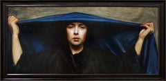 Covered Head - 21st Century Contemporary Oil Painting by Egbert Modderman