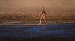Pink, 21st Century Contemporary Acrylic Painting of a girl by Dutch Mitzy Renooy