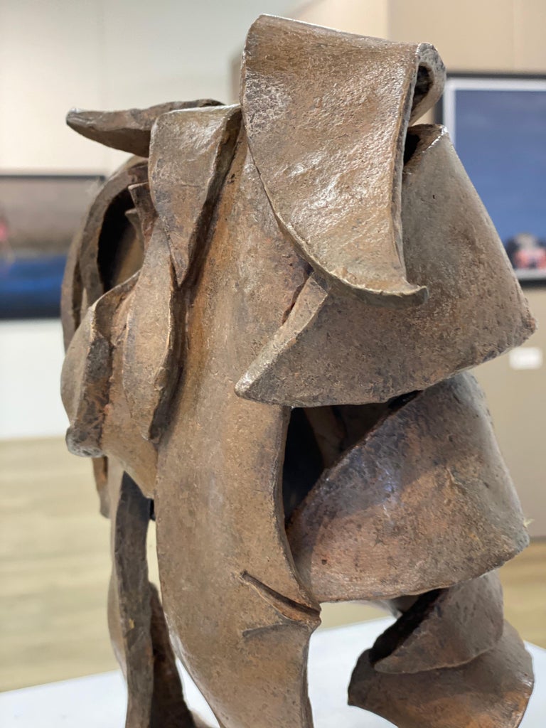 Forest Monkey- 21st Century bronze sculpture of an animal - Sculpture by Antoinette Briet