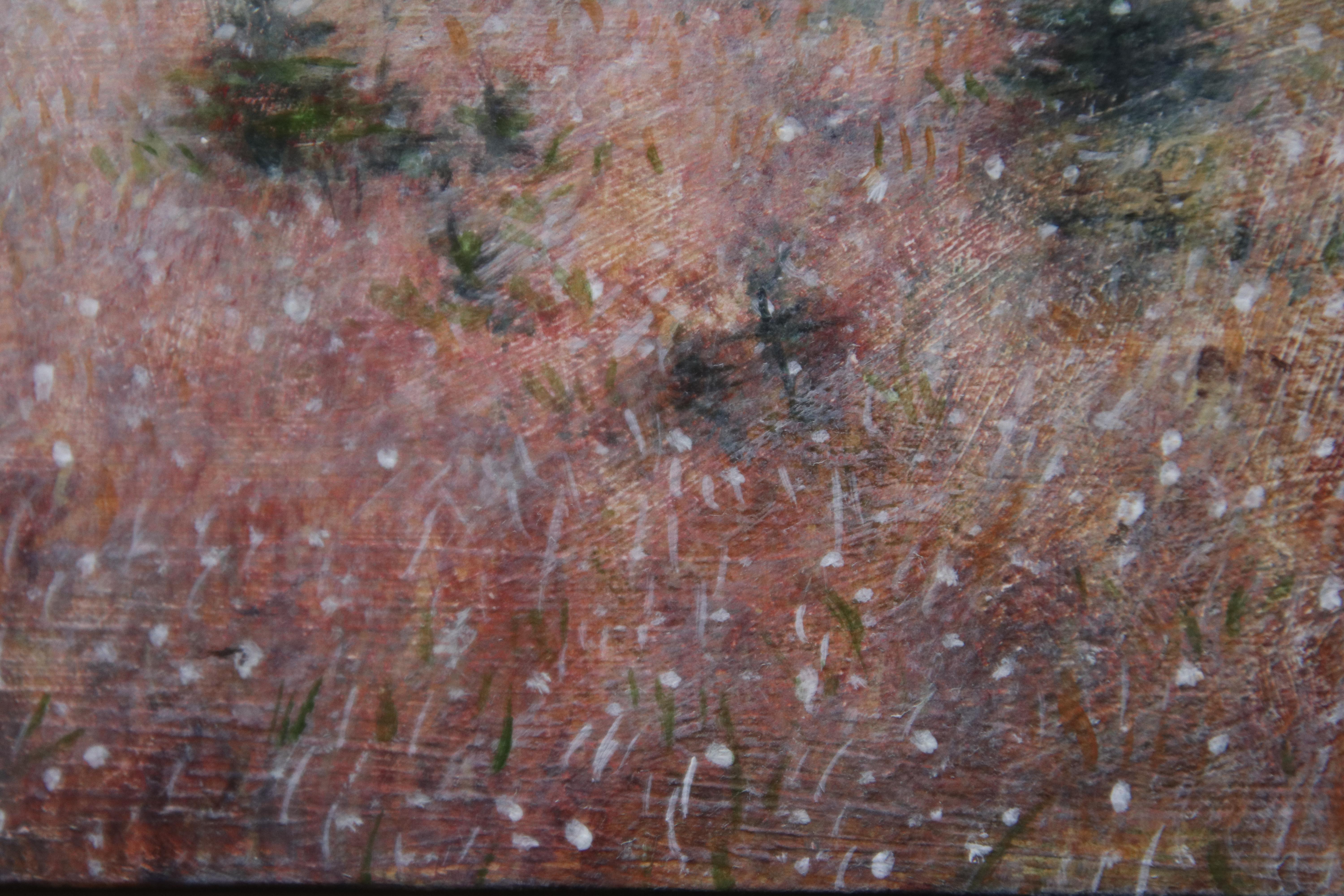 First Snow - 21st Century Contemporary Acrylic Painting by Hilda Snoeijer For Sale 2