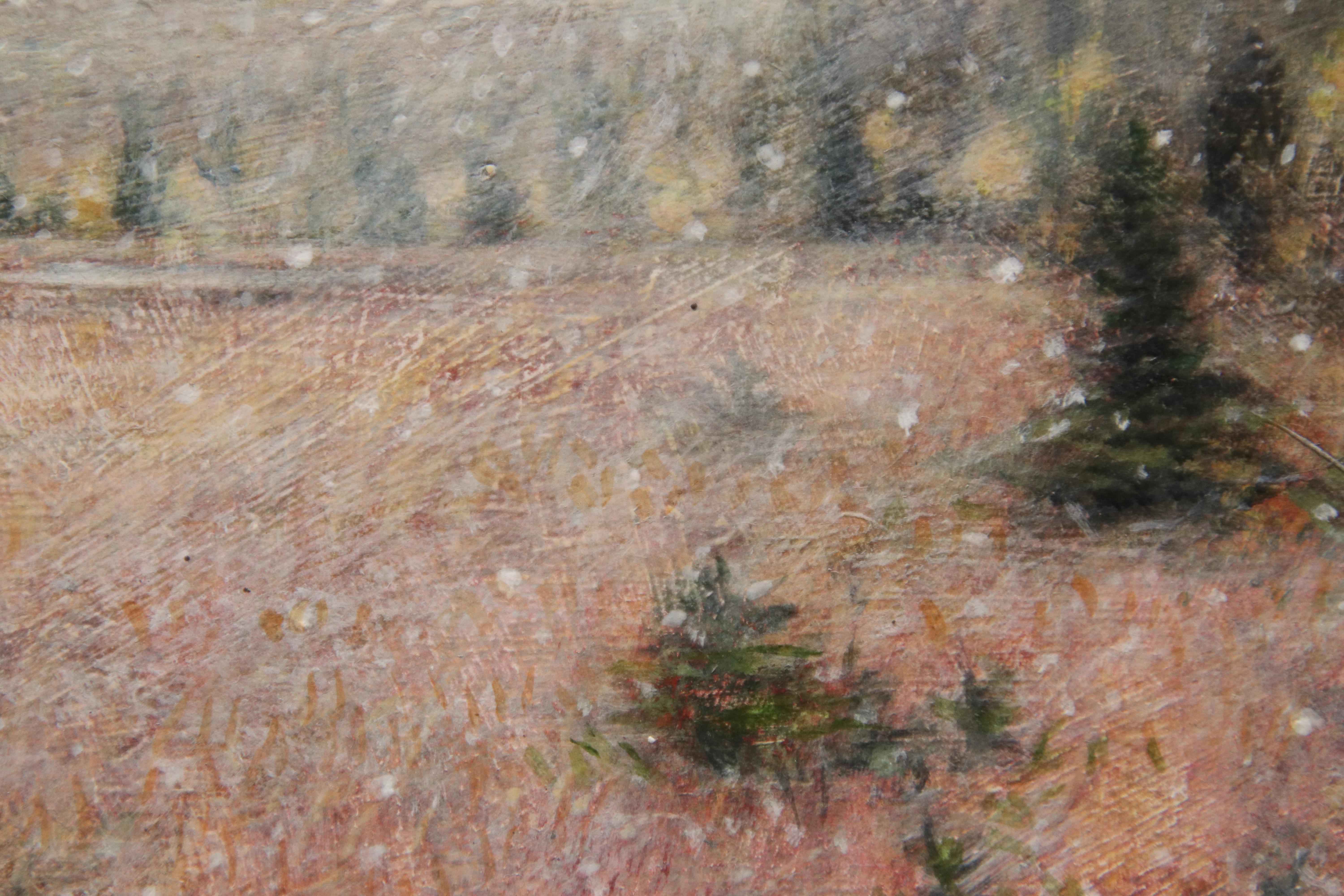 First Snow - 21st Century Contemporary Acrylic Painting by Hilda Snoeijer For Sale 3