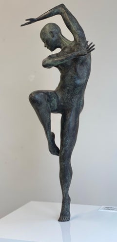 Freedom - Andries Velting - Sculpture en bronze contemporaine patinée du 21e siècle 