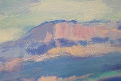 Paysage Provence - Pittura a olio contemporanea del XXI secolo dell'artista olandese Jos Leurs