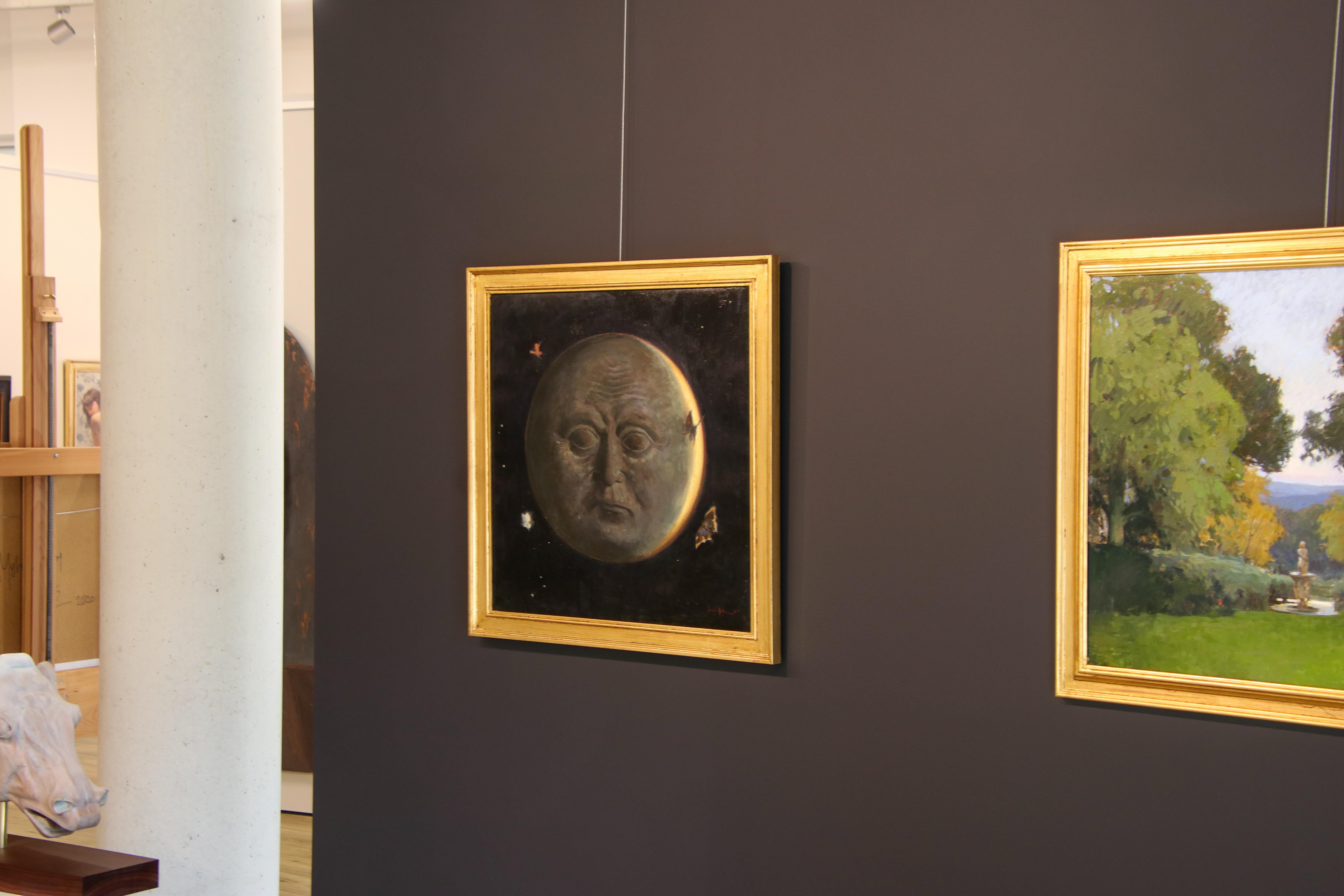 Luna - Peinture à l'huile contemporaine du XXIe siècle de l'artiste italienne Daniela Astone en vente 7