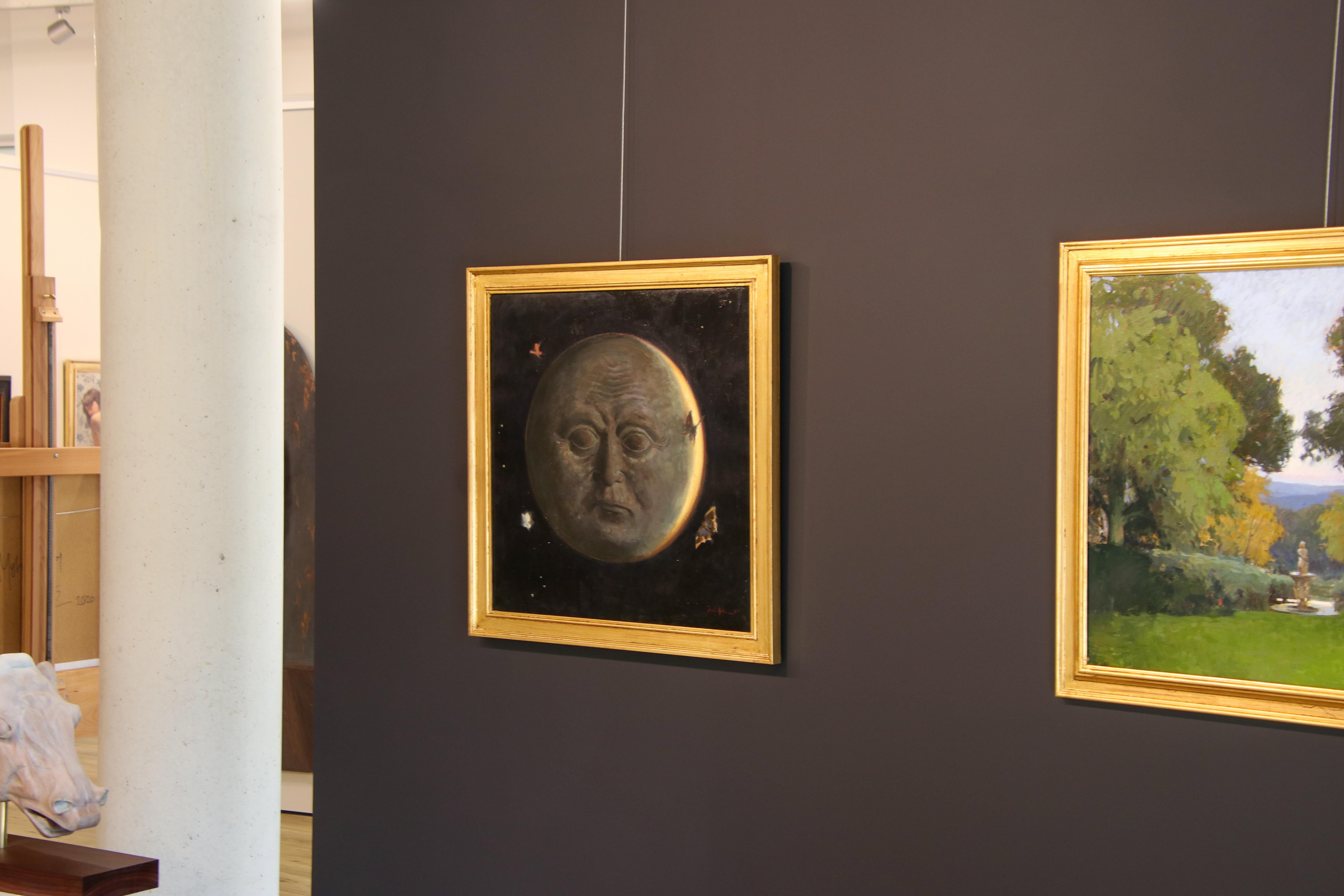 Luna - Óleo contemporáneo del siglo XXI de la artista italiana Daniela Astone en venta 7