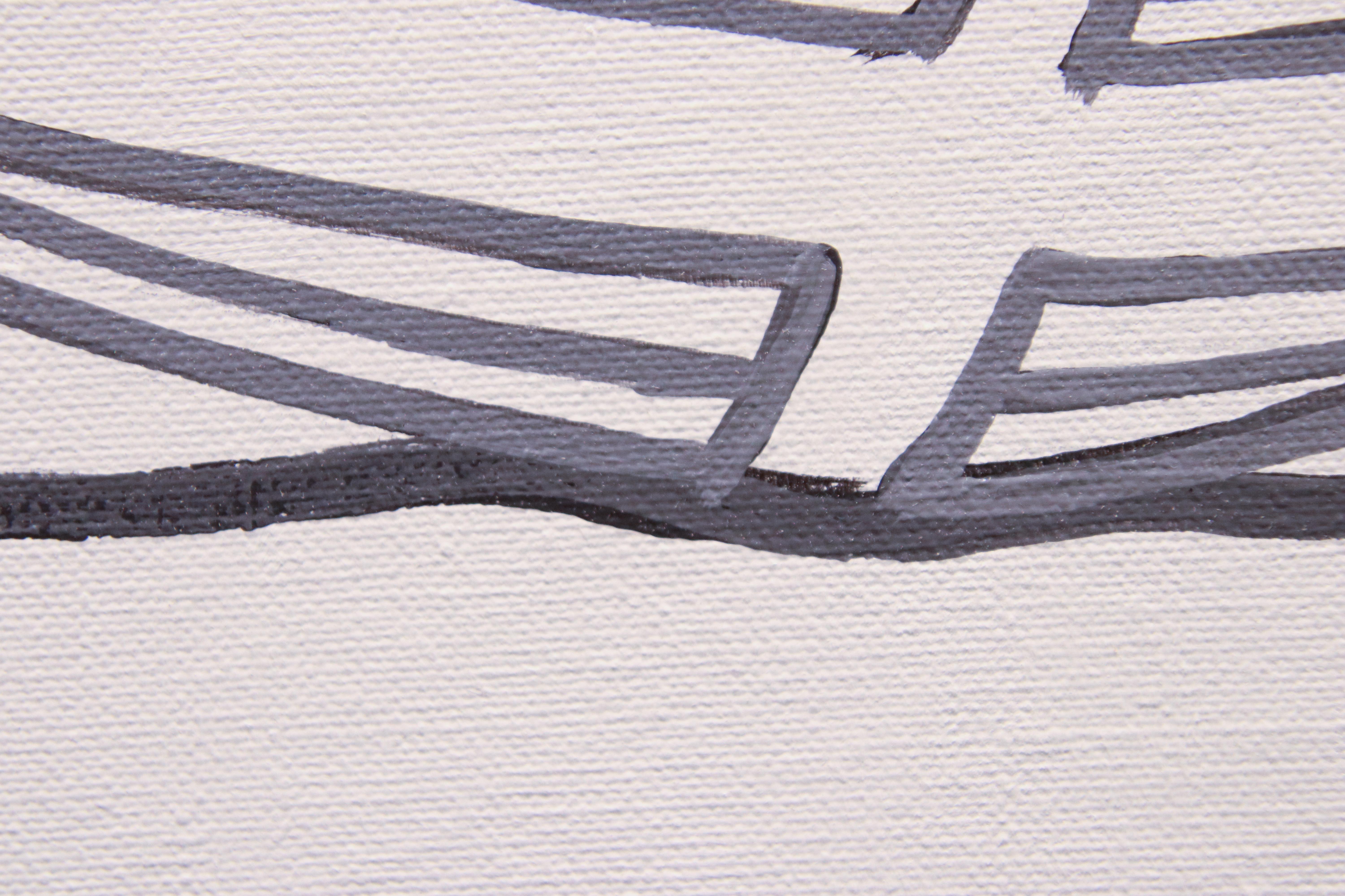 Lockdown Painting I - Acrilico contemporaneo del XXI secolo di Rineke Engwerda in vendita 1