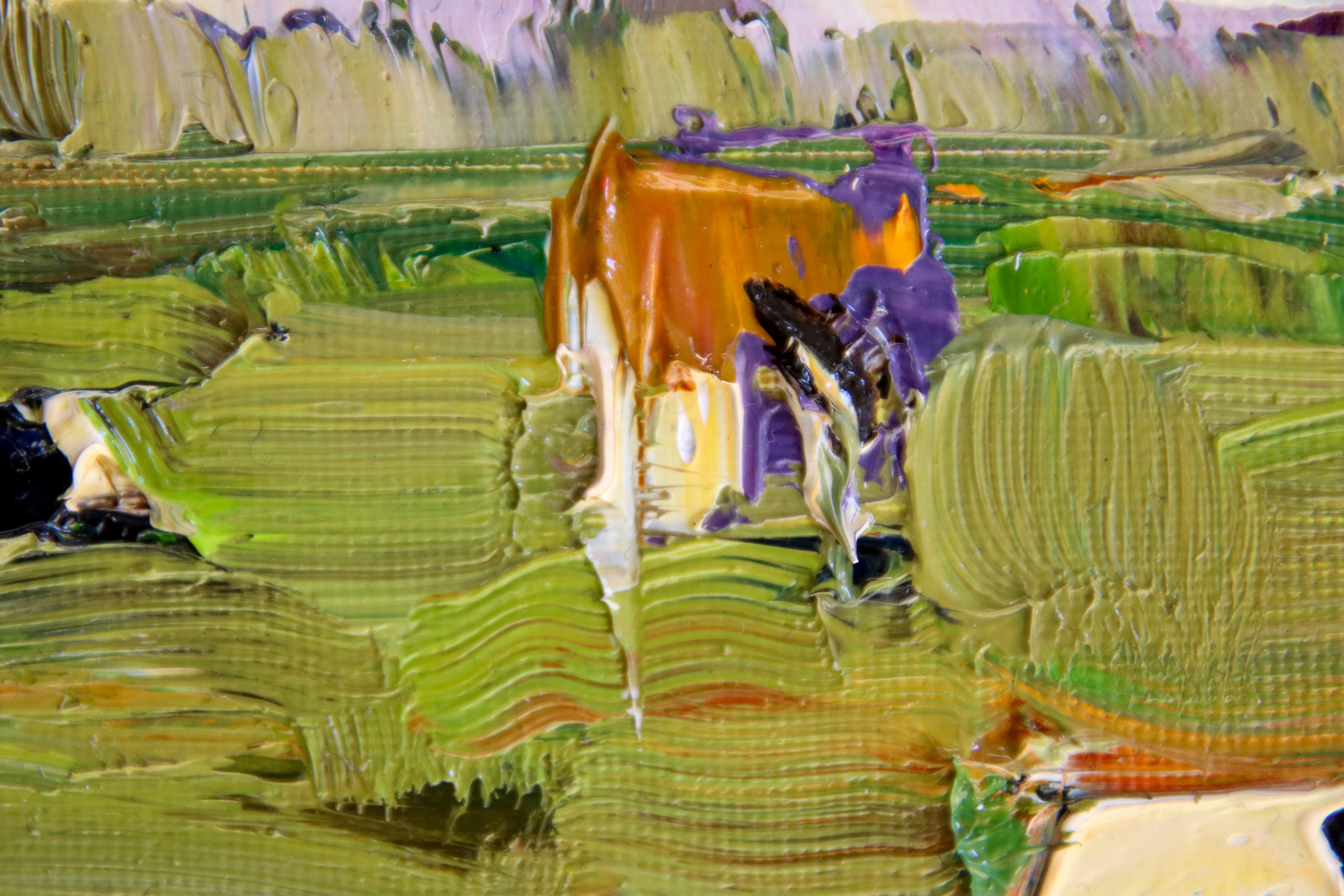 Dutch Landscape with Cows, Water and Trees - Contemporary Art by Roos Schuring 3