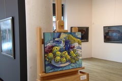 Natura Evec Coings - Pittura a olio contemporanea del XXI secolo di Jos Leurs