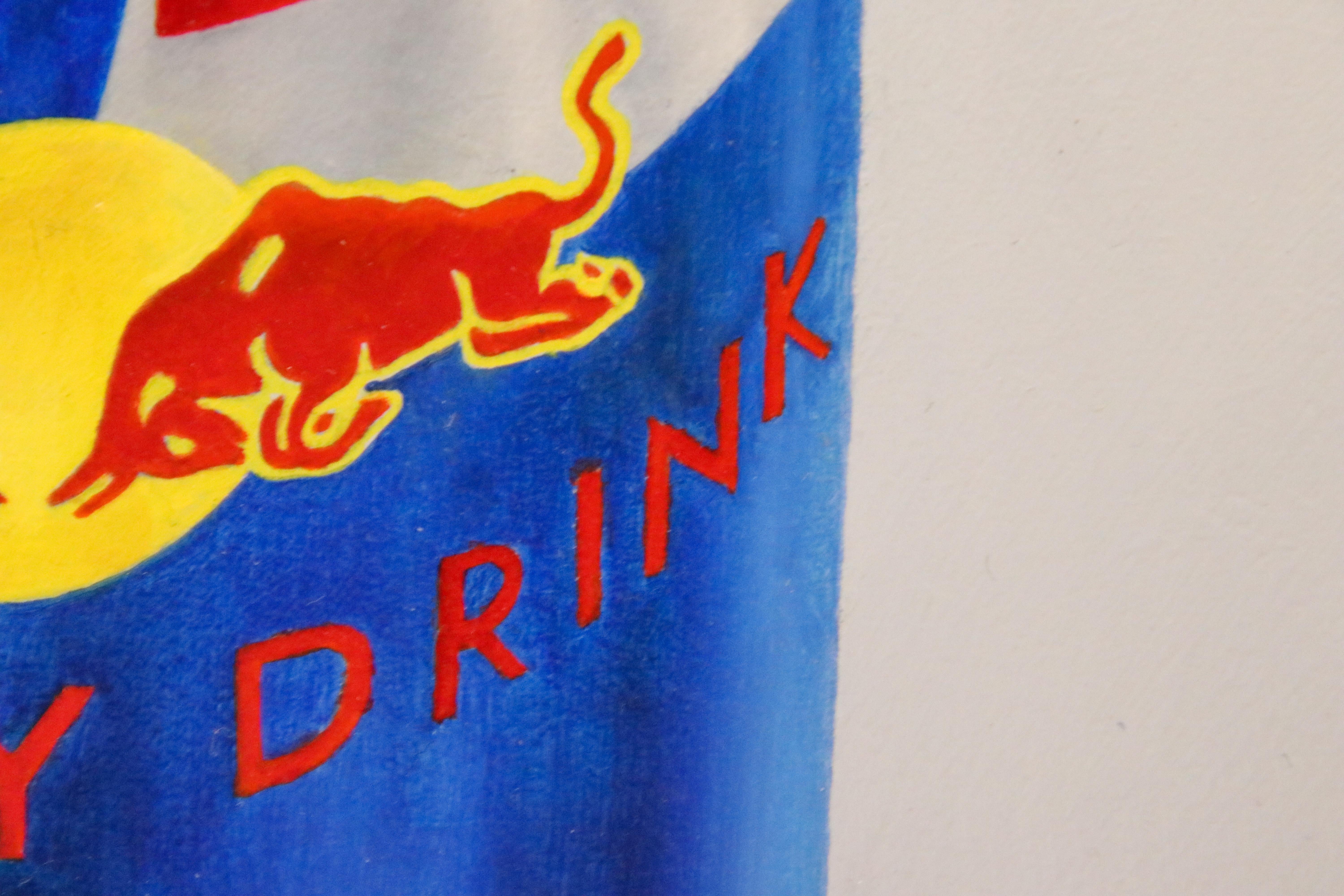 Poppy versus Red Bull - 21st Century Contemporary Still-Life by Dutch JP Marsman 2
