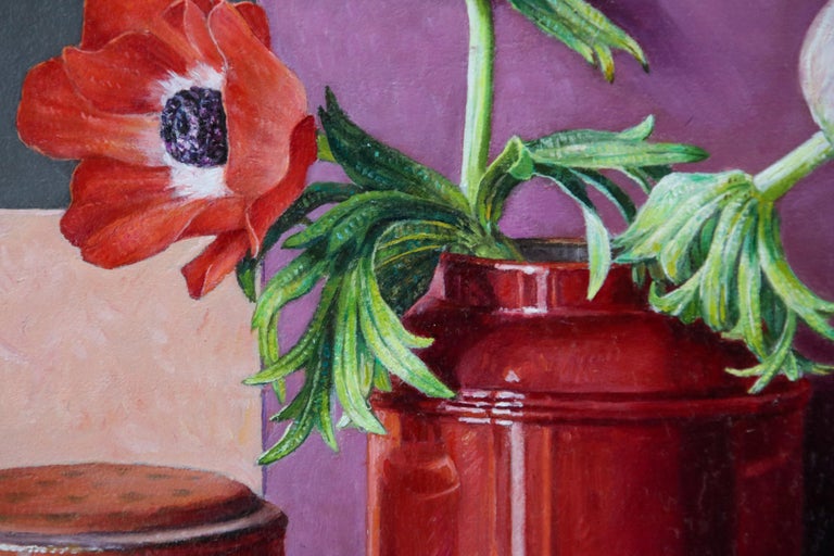 Ingrid Smuling - Still-life in Red - 21st Century Contemporary Oil ...