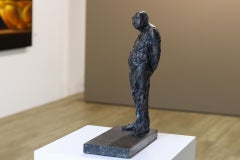 Joie de Vivre, 21st Century Contemporary Bronze Sculpture of an Old Man Standing