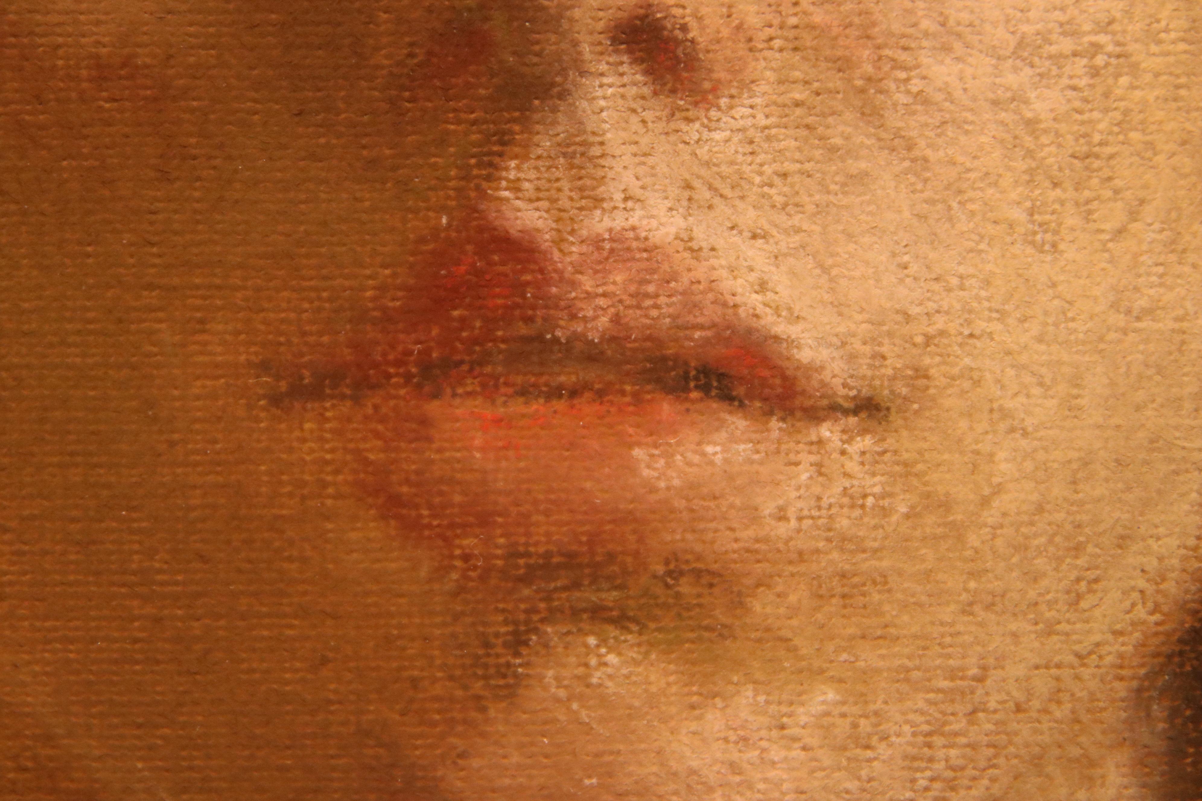 Self-Portrait In Pastels - Dessins contemporains russes du 21e siècle en vente 1