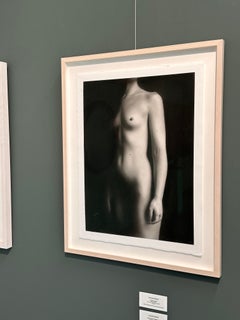 Anima Mundi- 21st Century Contemporary Charcoal Drawing, Nude Female on Paper