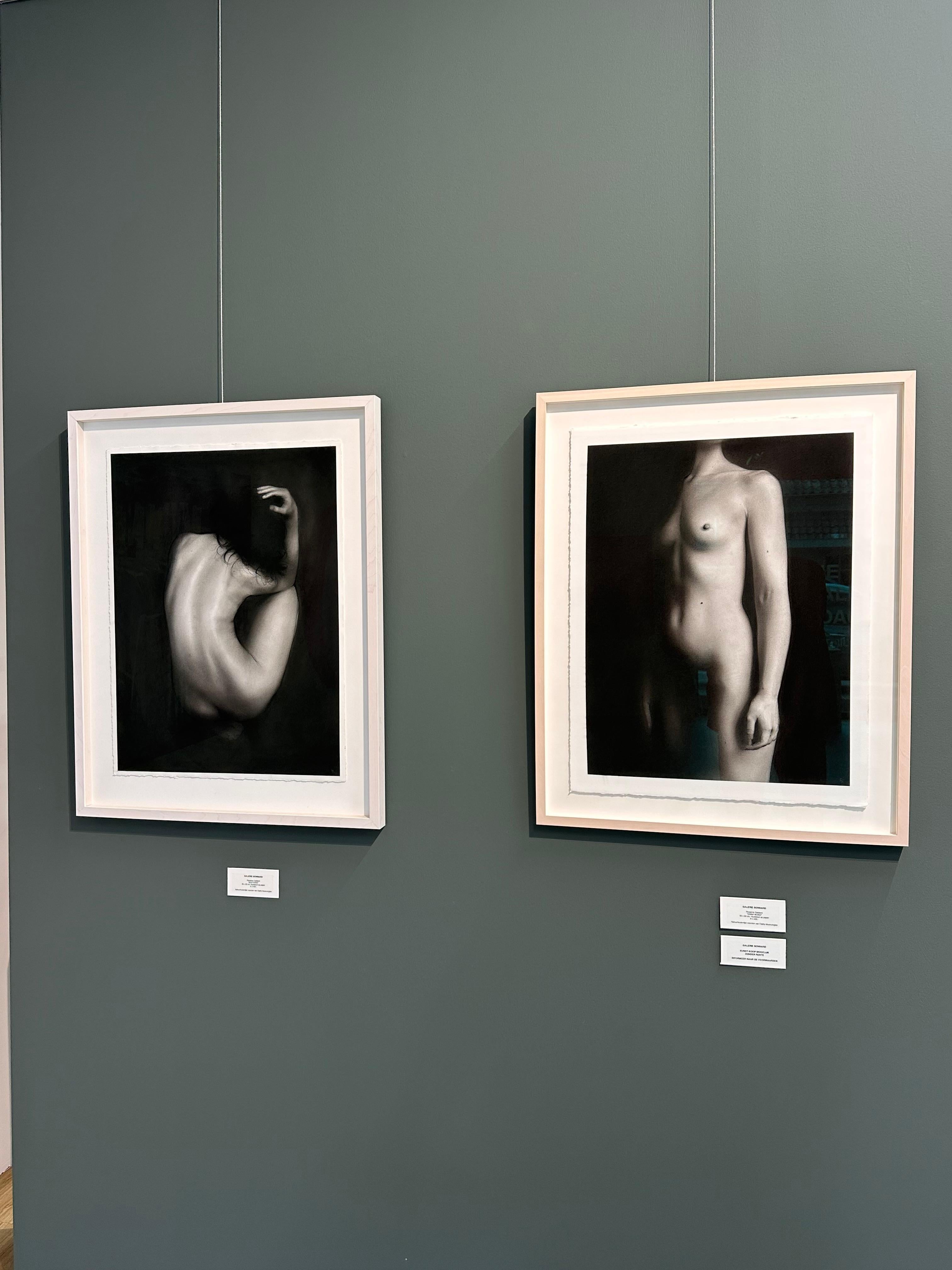 Anima Mundi - Contemporary Charcoal Drawing, Weiblicher Akt auf Papier, 21. im Angebot 5