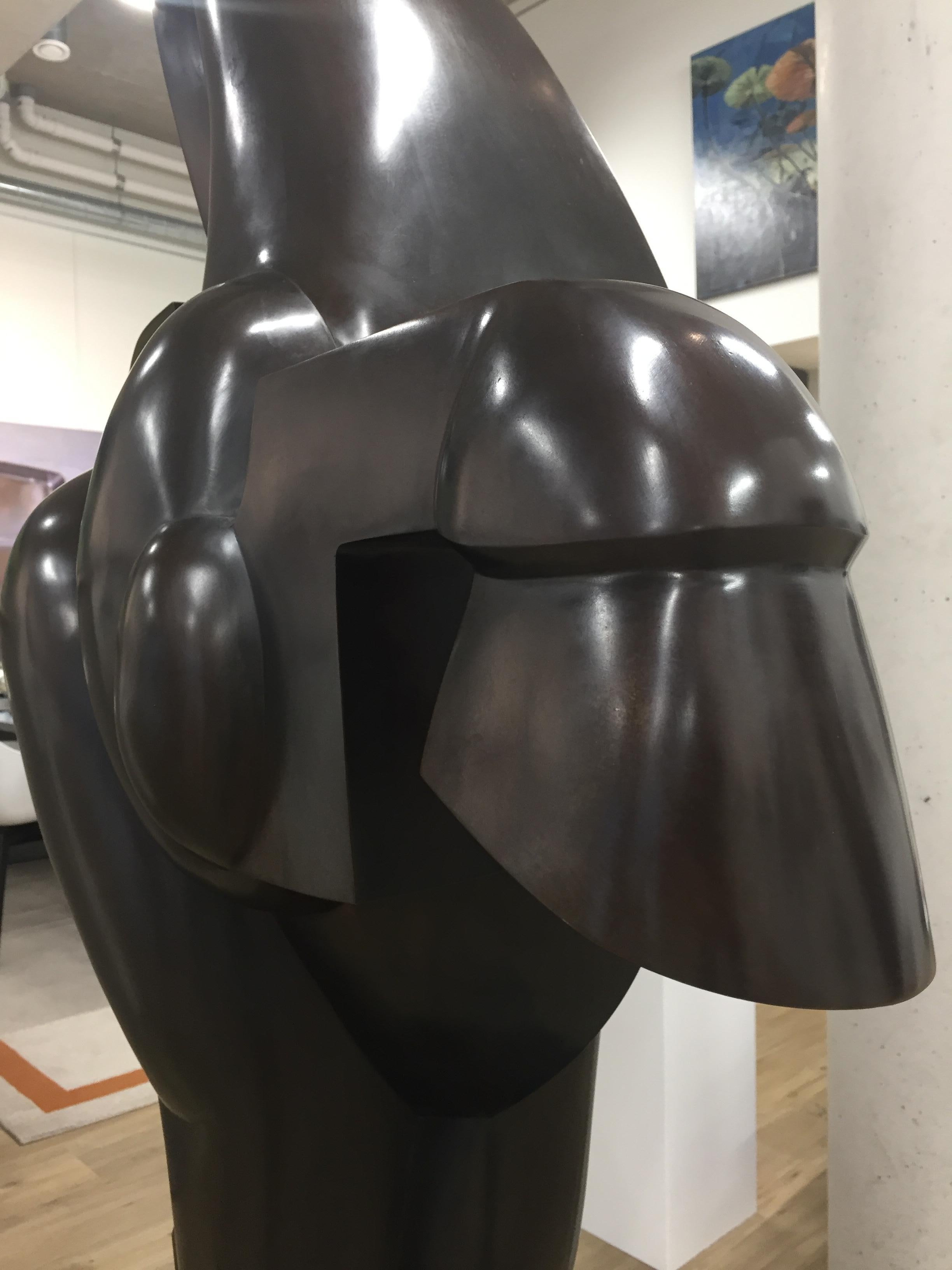 Prima Donna, 21st Century Contemporary Bronze Horse Sculpture Frans van Straaten 1