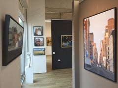 Broadway-21st Century contemporary painting of New York by Dutch Gineke Zikken