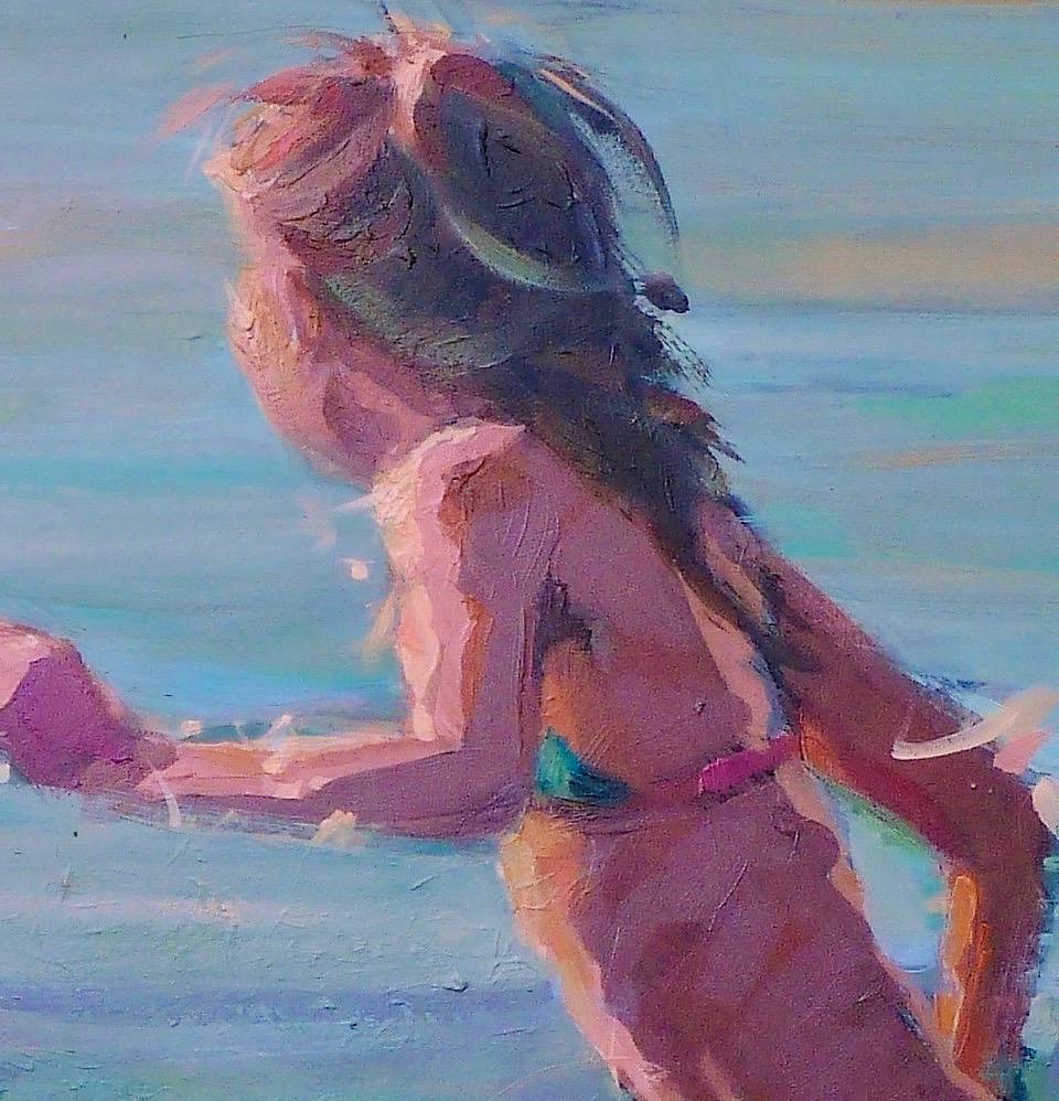 Run to the sun-21st Century Contemporary Figure Painting by Mitzy Renooy 1