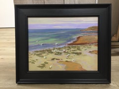 Französische Küste - Zeitgenössische Landschaftsmalerei des 21. Jahrhunderts von Rutger Hiemstra