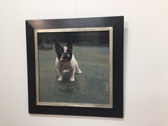 English Bull, 21st Century Contemporary Painting of a dog by Pieter Pander