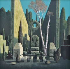 La sera - Victor Muller, pittura a olio contemporanea del 21° secolo