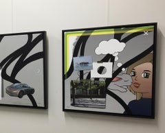 Reality, Relativity and Rabbits V-21st Century Contemporary Painting