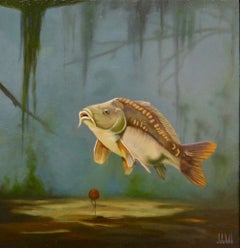 Cypri C1- 21st Century Contemporary Realistic Painting of a Fish