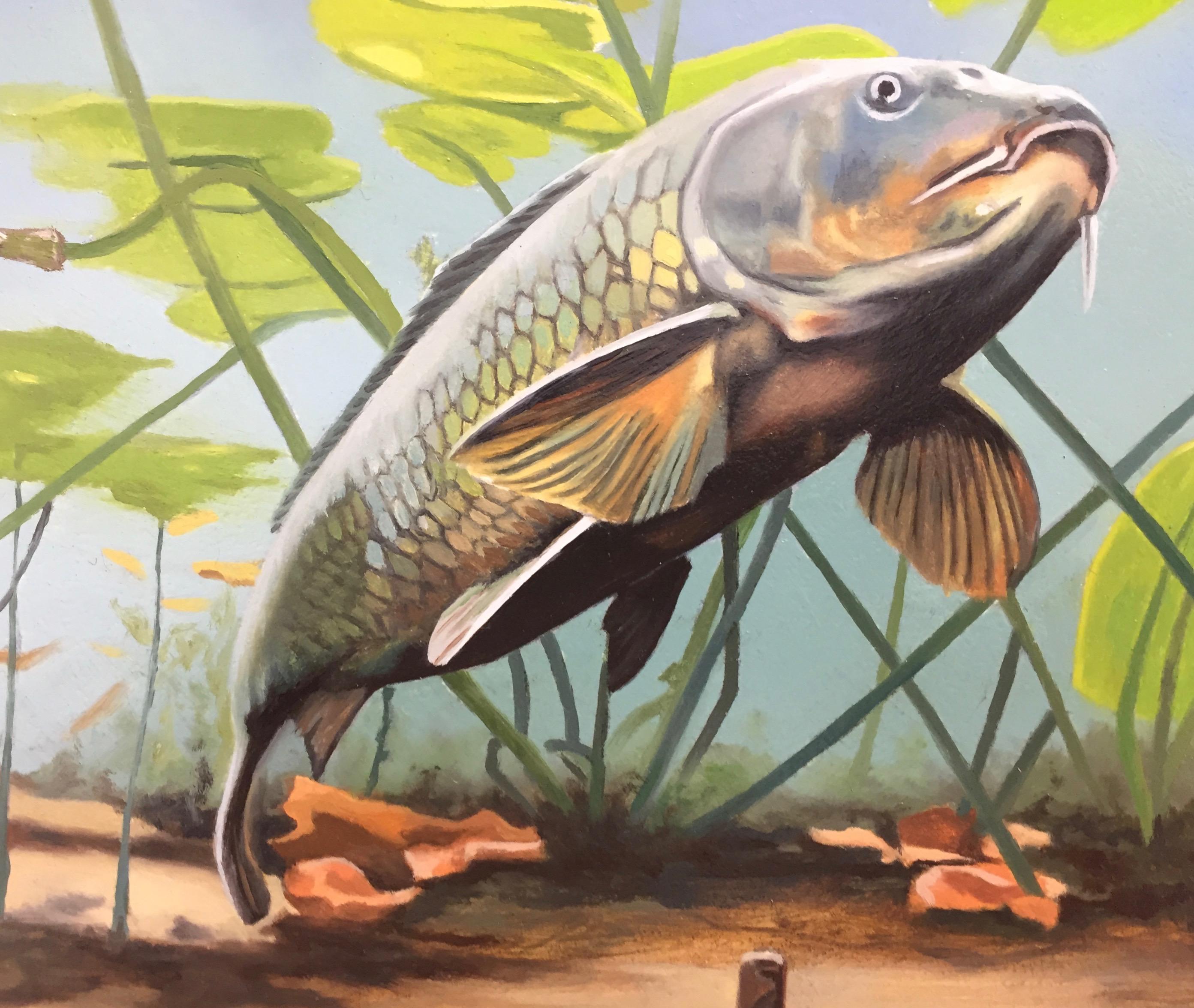 fish painting realistic