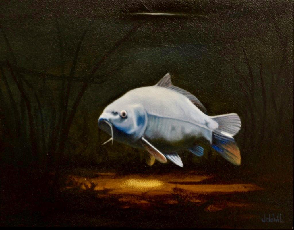 Cypri C3- 21st Century Contemporary Realistic Painting of a Fish