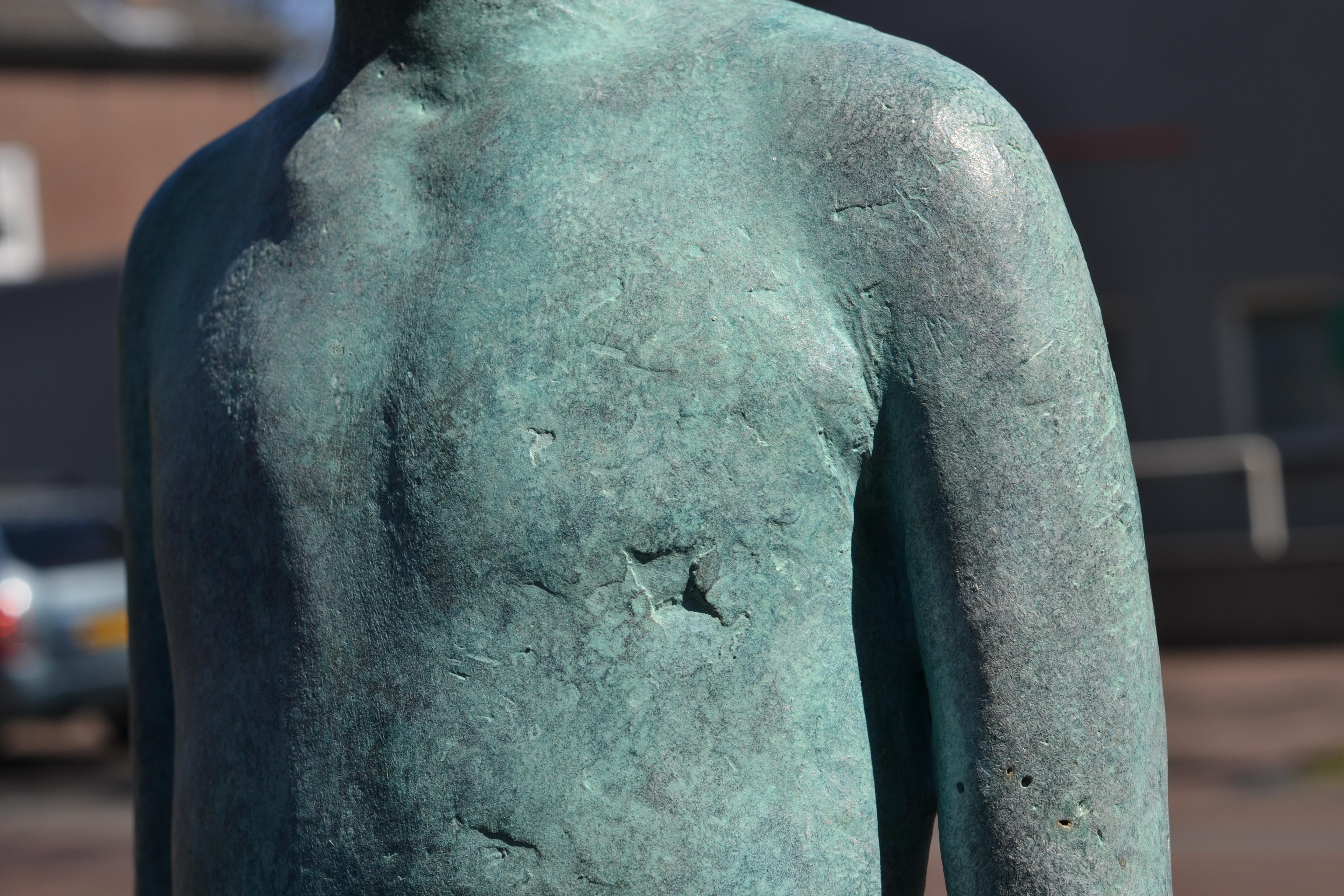 Girl, standing- 21st Century Contemporary Bronze Sculpture of a Young Girl 7