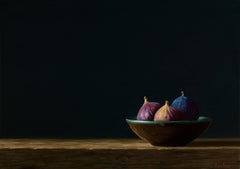 Figs in Bowl - Heidi Von Faber, 21st Century Contemporary Acrylic Painting