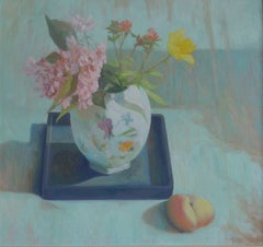 Still-life, Green -  21st Century Dutch Contemporary Oil Painting