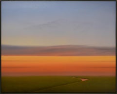 Sunset - Gerrit Wijngaarden, 21st Century Contemporary Dutch Oil Painting