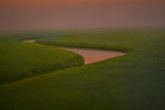 Sunset - Gerrit Wijngaarden, zeitgenössisches holländisches Ölgemälde des 21. Jahrhunderts