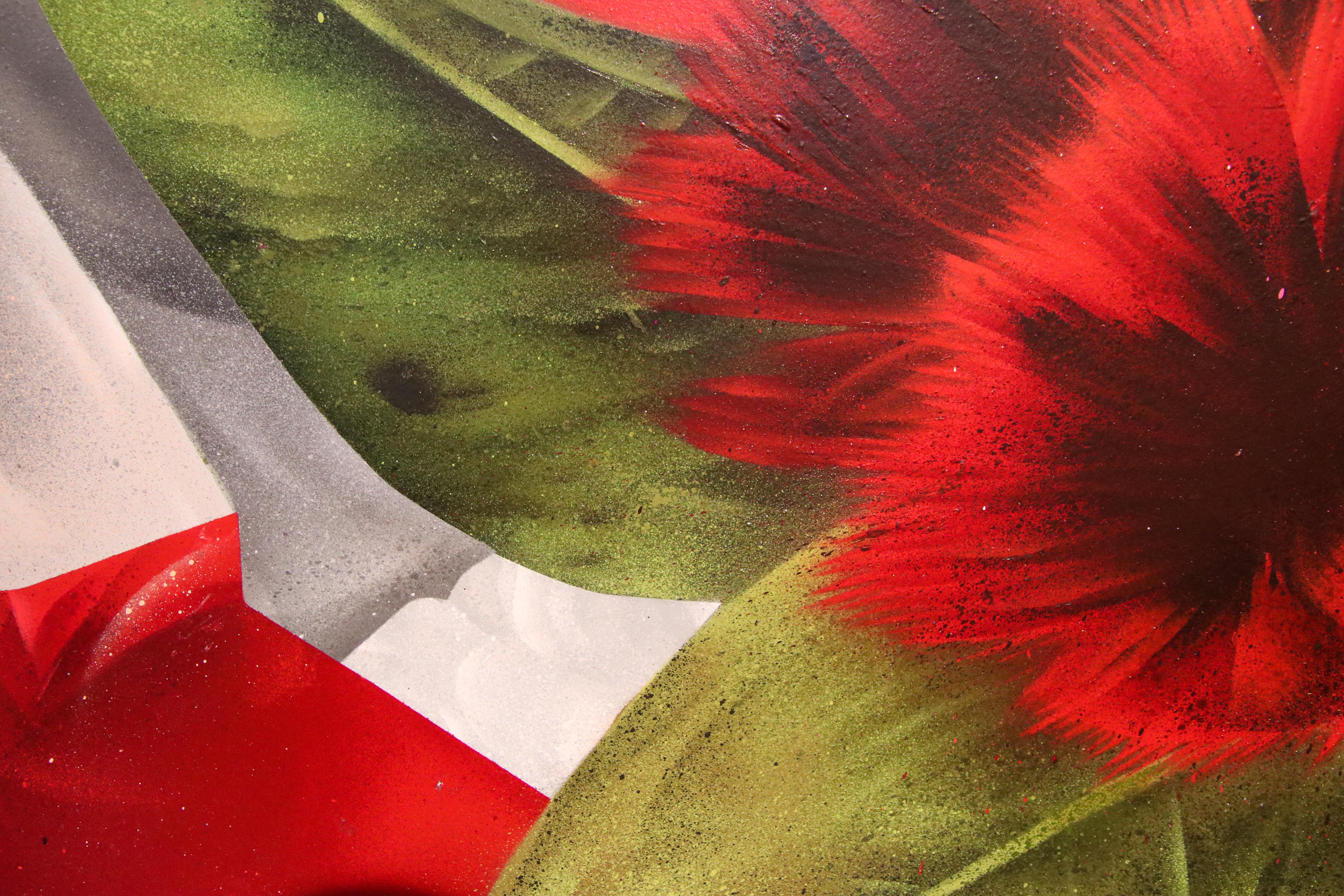 Protezione selvaggia - Studio Giftig 21st Century Contemporary Spray Paint Still-Life in vendita 10