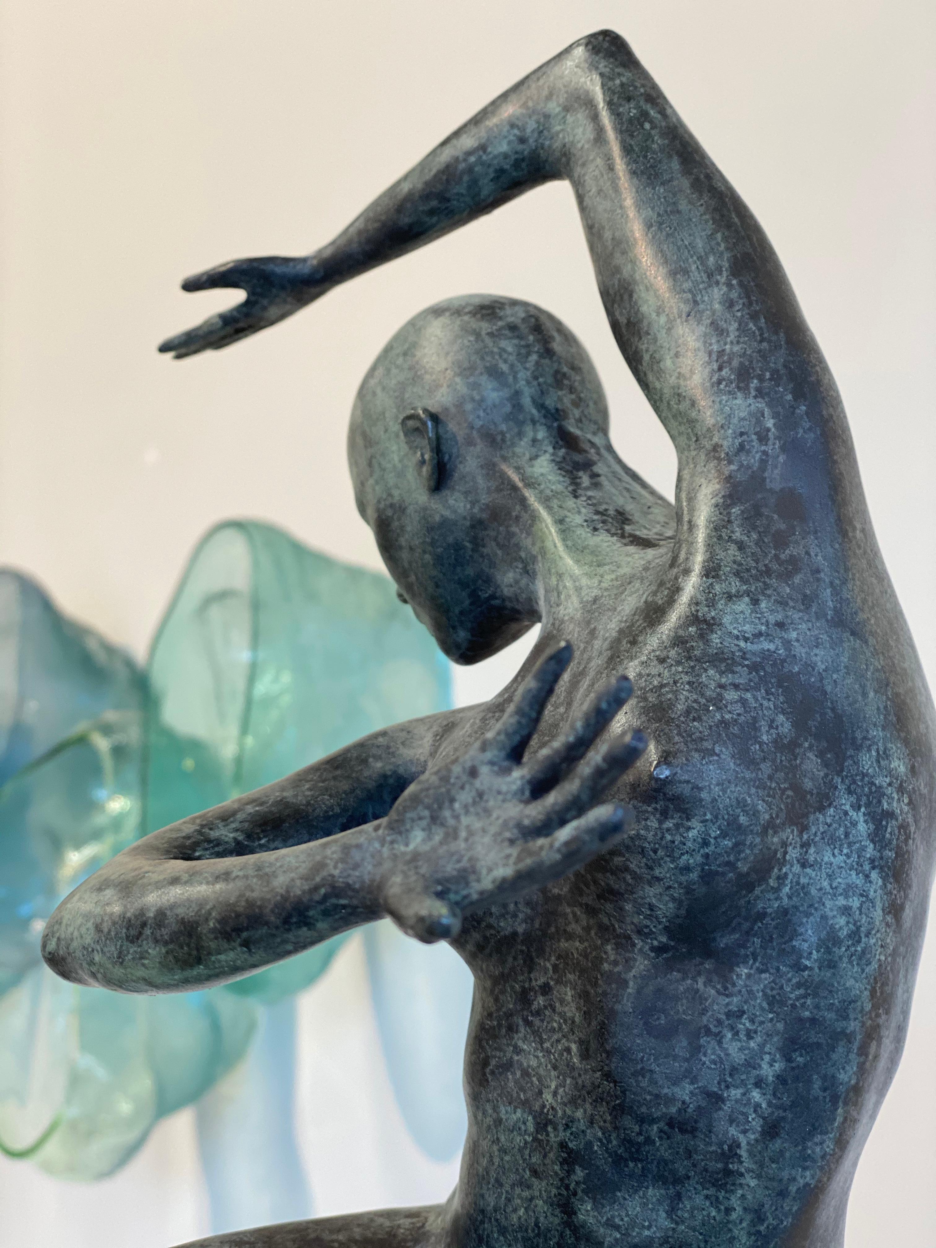 Freedom - Andries Velting 21st Century Contemporary Bronze Sculpture Patina  2