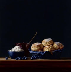 Scones - 21st Century Contemporary Acrylic Painting by Heidi Von Faber