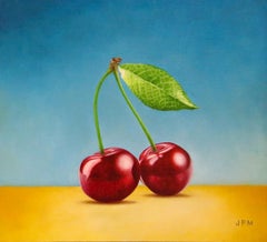 Cherry (II) - 21st Century Contemporary Oil Painting Still-Life by JP Marsman