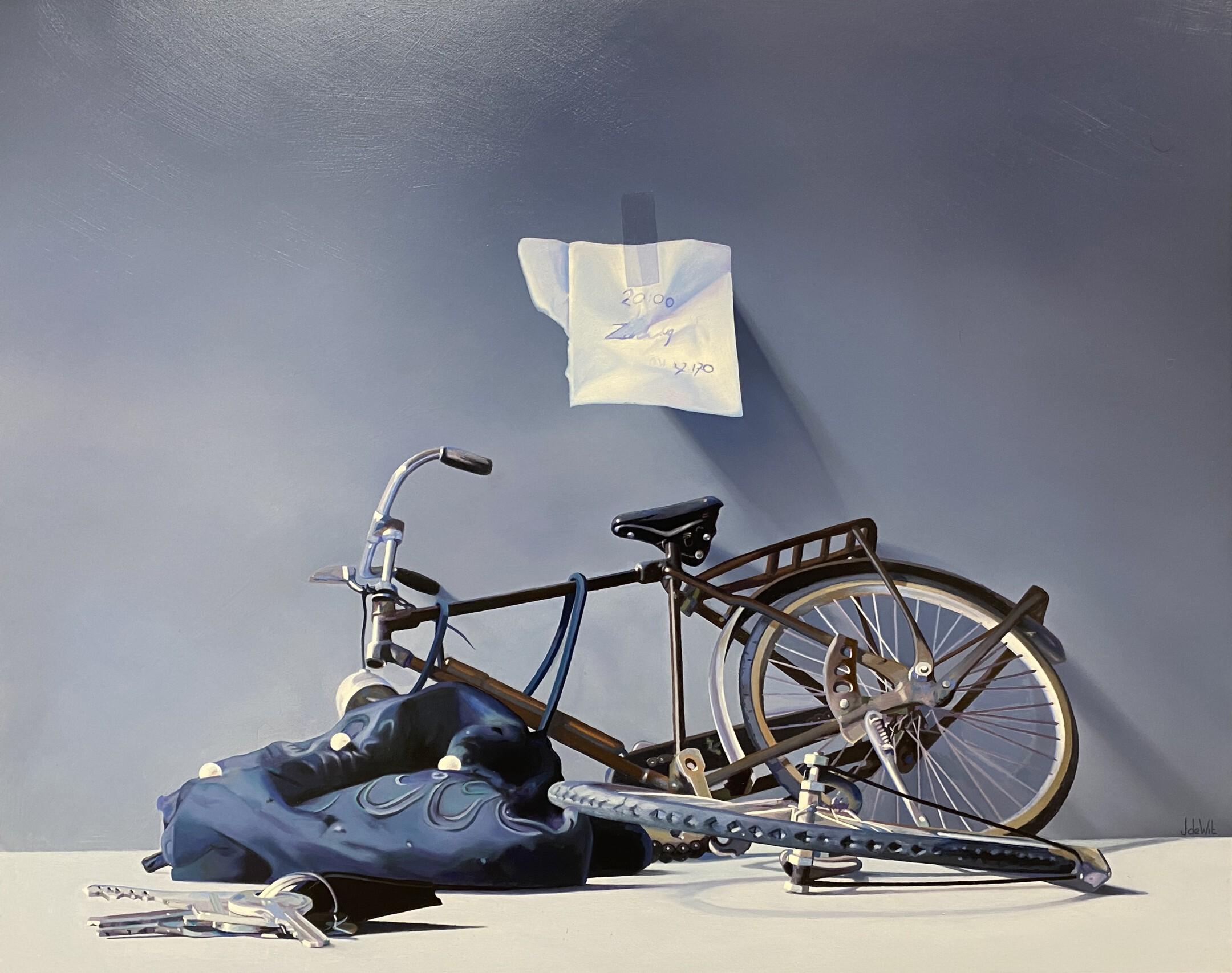 Saturday I Met My Girl - 21st Century Contemporary Still-Life of a Dutch Bicycle