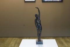 Male Nudity - 21st Century Contemporary Bronze Sculpture of a Nude Man Standing