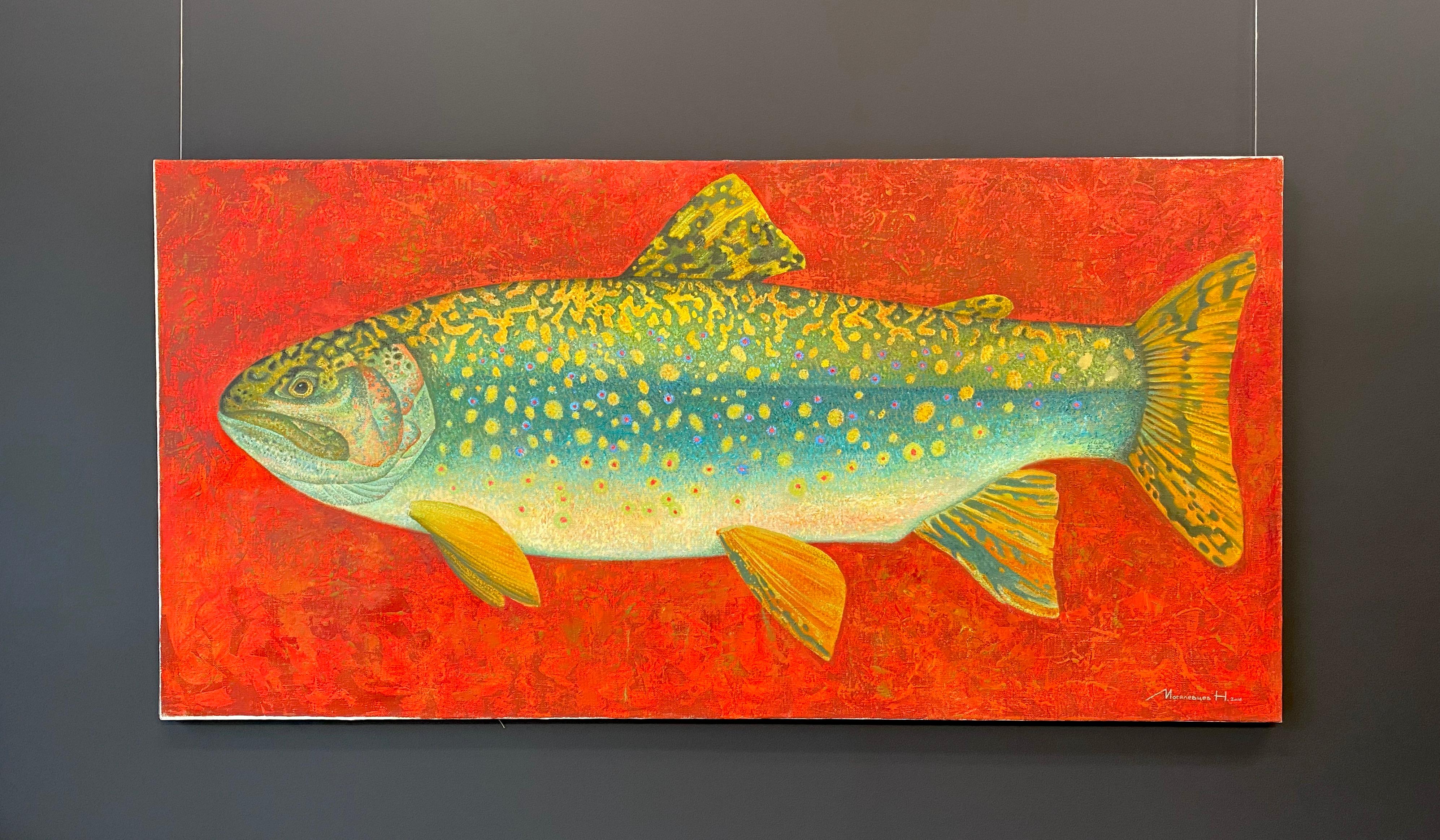 brook trout painting