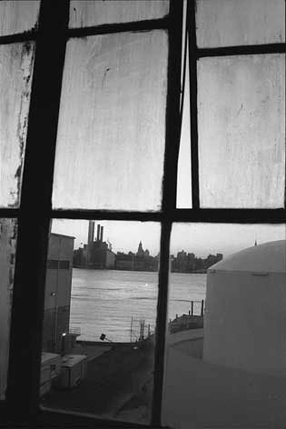 Robin Rice Black and White Photograph - Rebecca's Studio, Williamsburg, NY, 2002