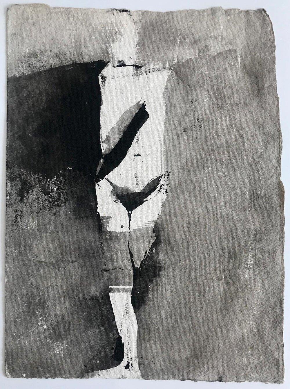 Matt Kinney Abstract Painting - Figure A7, Beacon, NY, 2002