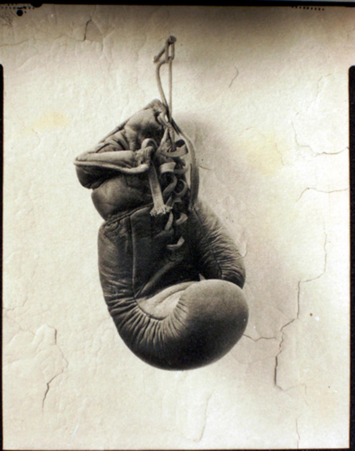 Paul Christenson Black and White Photograph - Boxing Glove