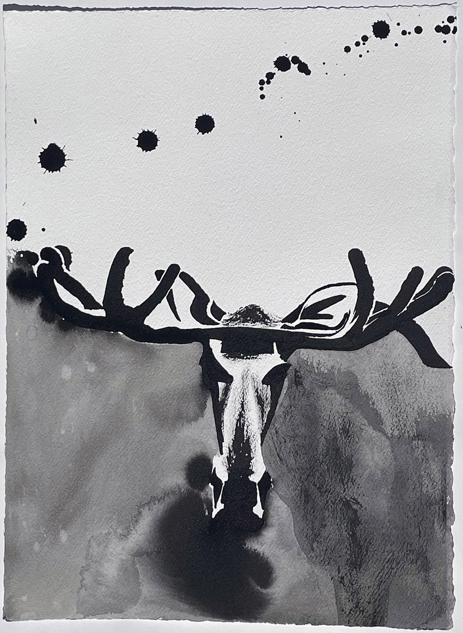 Matt Kinney Animal Art - Hunted (Moose)