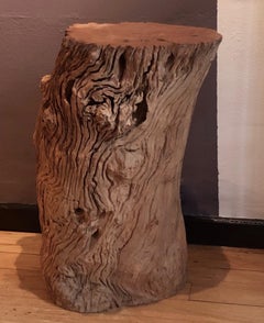 Ancient Solid Pedestal, Naturally finished Satinwood