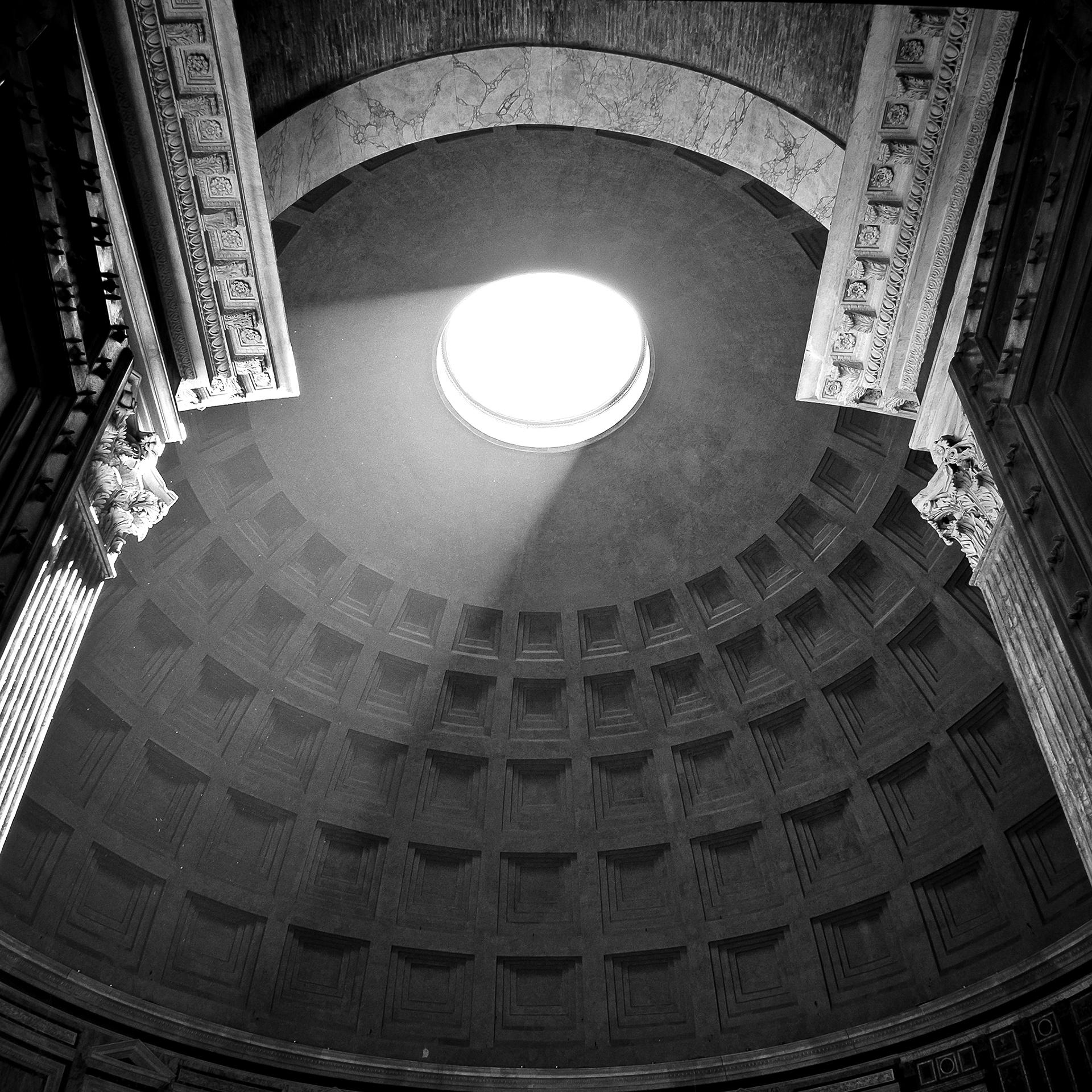 PANTHEON #01 - collection: "Armony and Perfection" - Alberto Desirò
A sanctuary for all Gods, each equal to the other, of equal importance.
A temple shaped like the Earth and the stars sphere.
Like the Earth where all seeds of the eternal fire are