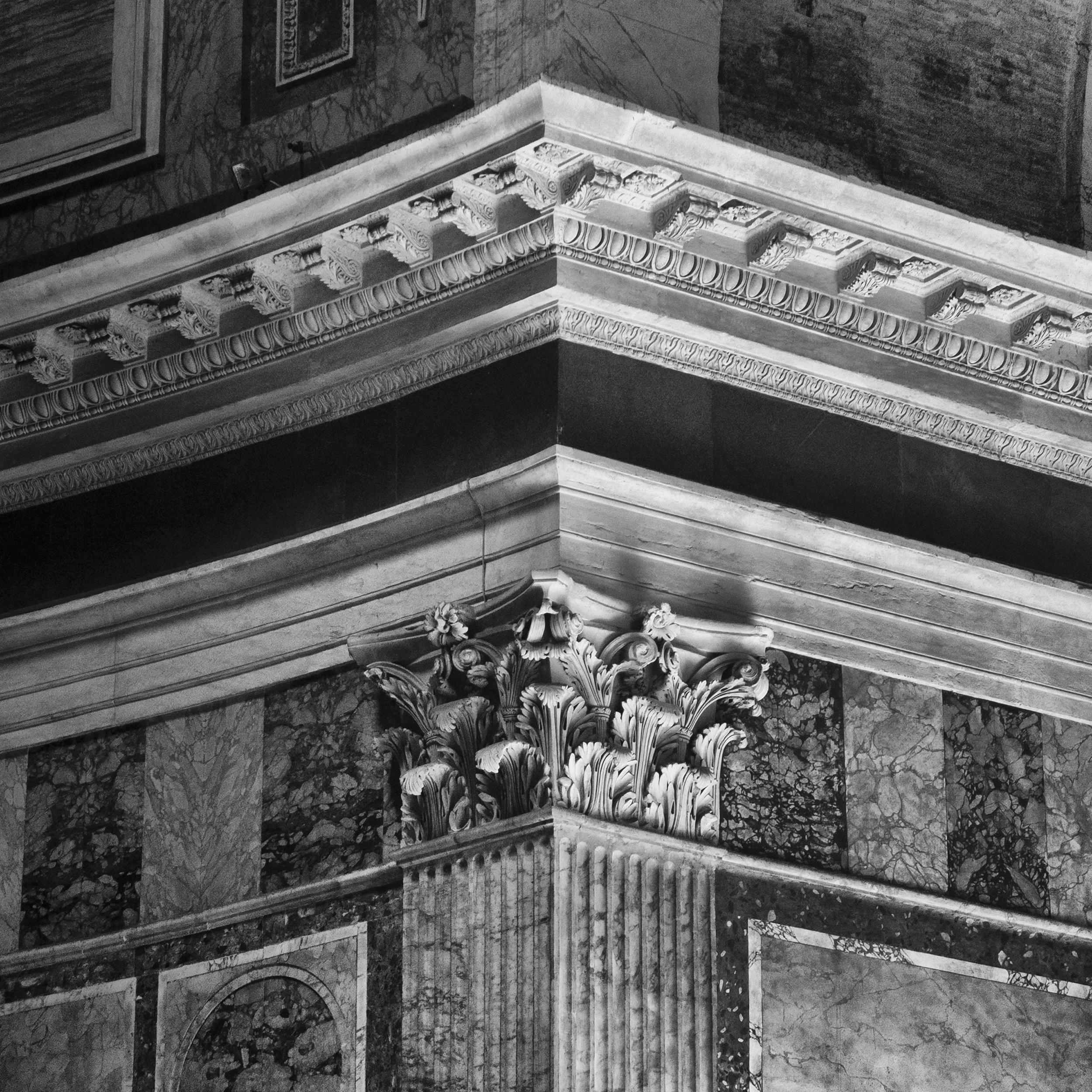 PANTHEON #composition - Alberto Desirò n° 6 Black & White photos of architecture For Sale 1