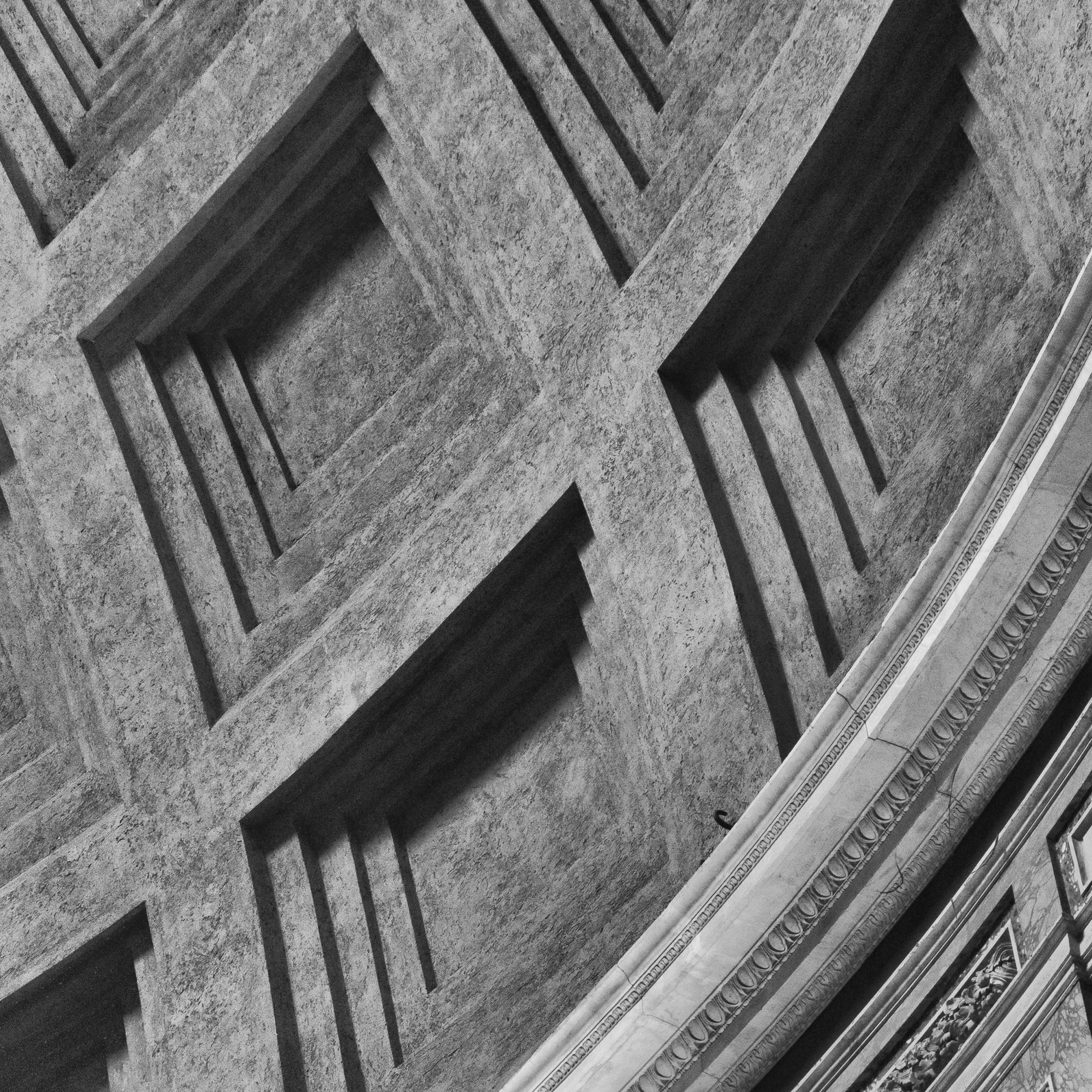 PANTHEON #composition - Alberto Desirò n° 6 Black & White photos of architecture For Sale 4